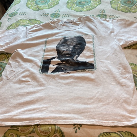 Awake Mandela White Graphic Men's T-Shirt L - Picture 1 of 6
